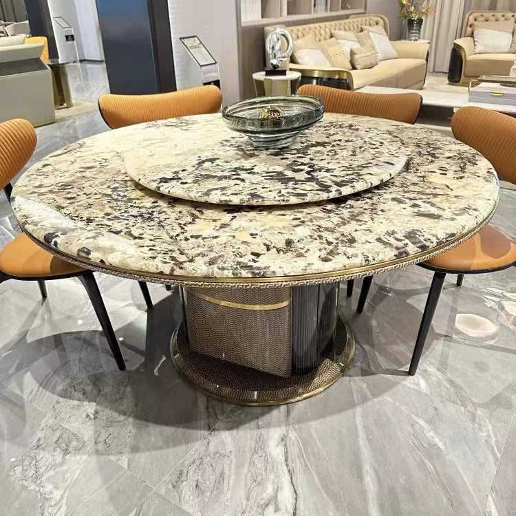 Italian light luxury Dining Table and Chair