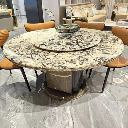 Italian light luxury Dining Table and Chair