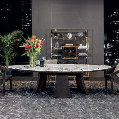 Italian light luxury Dining Table  and Chairs