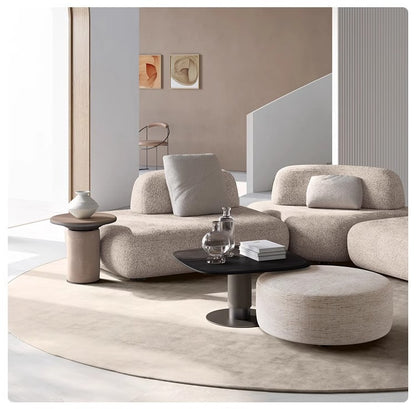 Pebble Sofa Italian Minimalist Designer Creative Large Flat Villa Living Room Hotel Fabric Combination Sofa