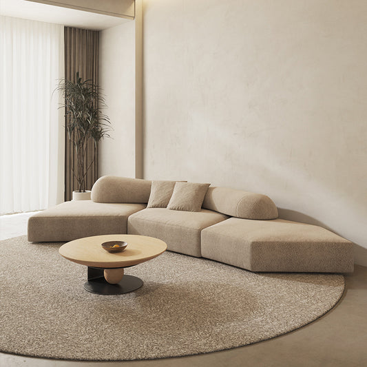 Italian Wabi-Sabi Style Rock Fabric Sofa