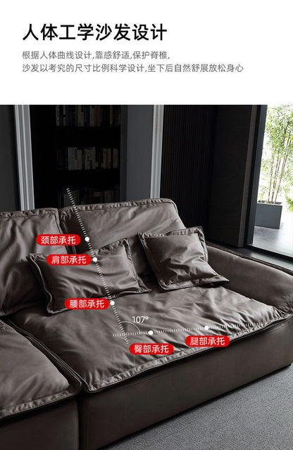 Italian Minimalist Sailboat Sofa