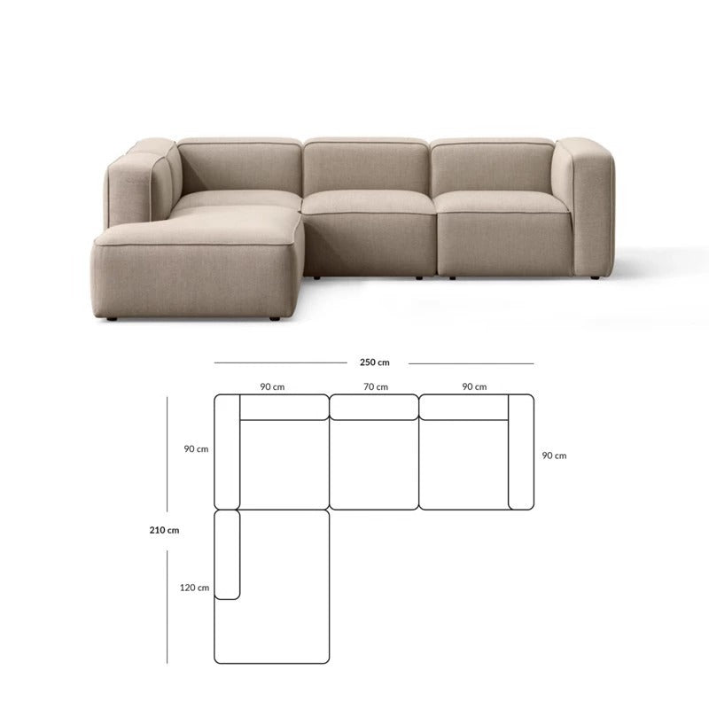 Simple Small Apartment Home Use Two or Three Seater Fabric Sofa Cotton Linen Armless Straight Row Modular Combination Reception Sofa