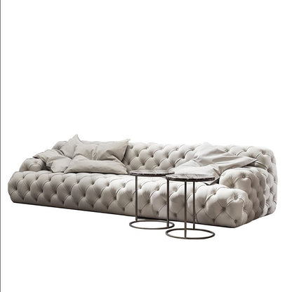 Italian Style Light Luxury Fabric Zipper Sofa