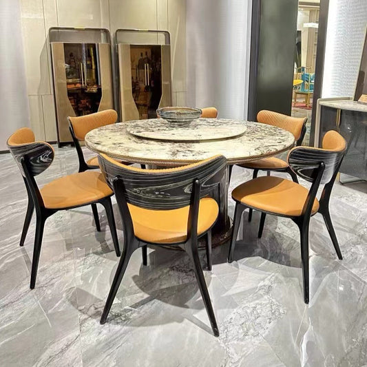Italian light luxury Dining Table and Chair