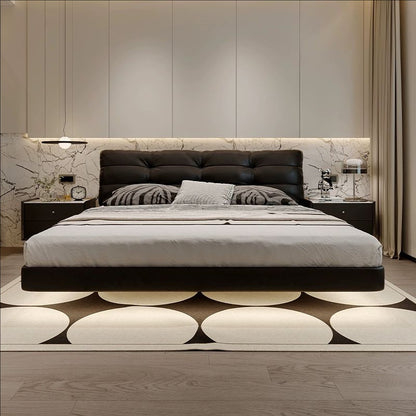 Cloud Bed Genuine Leather Bed