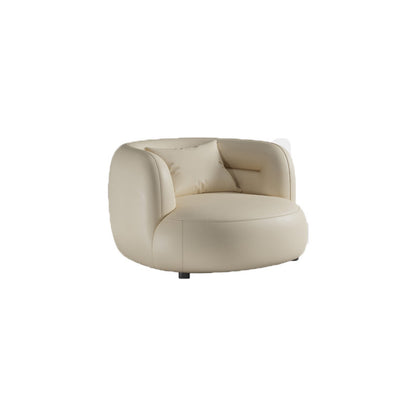 Cream Style Lamb Wool Single Sofa Chair Leisure Chair Balcony Nordic Simple Living Room Bedroom Light Luxury Curved Italian Style