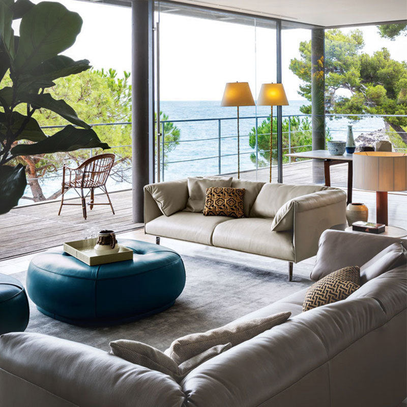 Living Room Leather Sofa