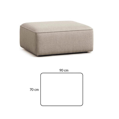 Simple Small Apartment Home Use Two or Three Seater Fabric Sofa Cotton Linen Armless Straight Row Modular Combination Reception Sofa