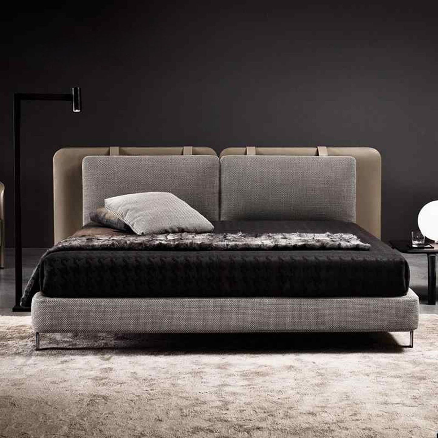 Tatlin Bed Italian Minimalist Fabric Bed