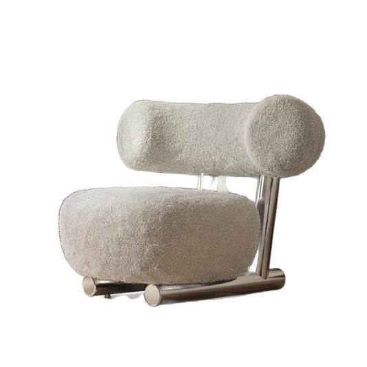 Nordic Light Luxury Sleigh Chair Single Sofa