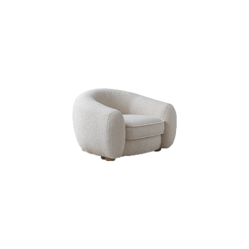 Cream Style Living Room Single Sofa Polar Bear French Minimalist Small Apartment Designer Balcony Leisure Fabric Modern